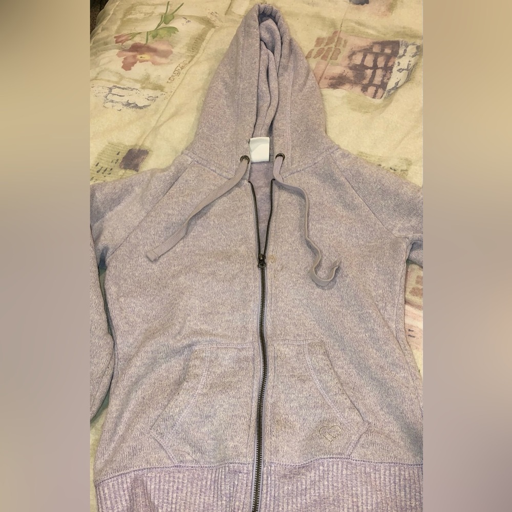 Lavender Zip Up Light Jacket